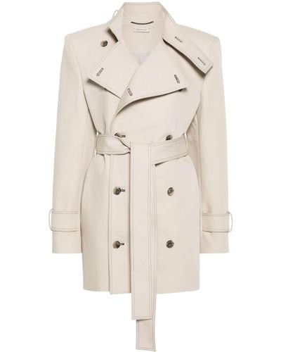 The Mannei Stockholm Cotton Trench Coat - Natural