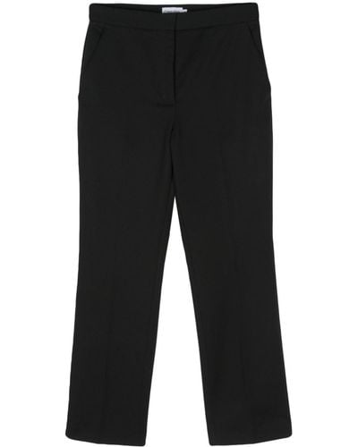 Calvin Klein Slim-fit Cotton Trousers - Black