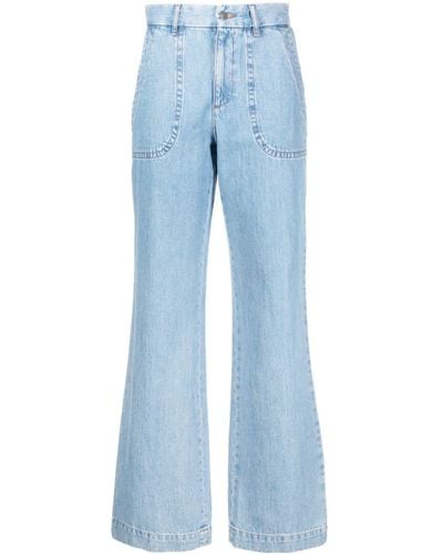 A.P.C. Seaside Flared Jeans - Blue