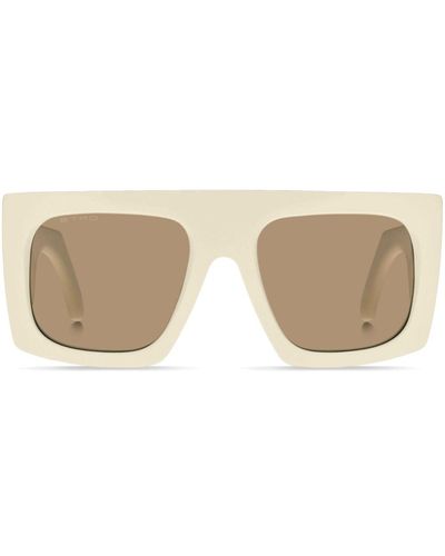 Etro Screen Oversize-frame Sunglasses - Natural