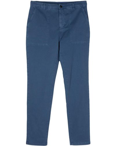 Moorer Niles Straight-leg Trousers - Blue