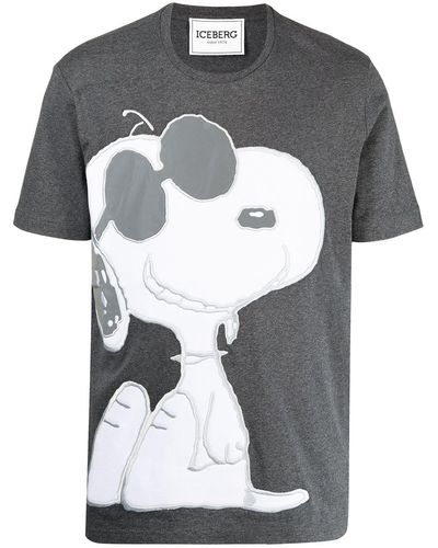 Iceberg Snoopy Tシャツ - グレー