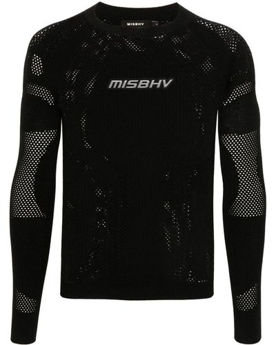 MISBHV オープンニット セーター - ブラック