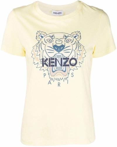 KENZO タイガー Tシャツ - イエロー