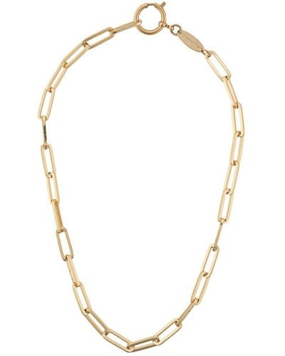 FEDERICA TOSI Line Bolt Long Chain Necklace - Metallic