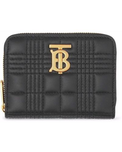 Burberry Lola Quilted Zip Wallet - Black