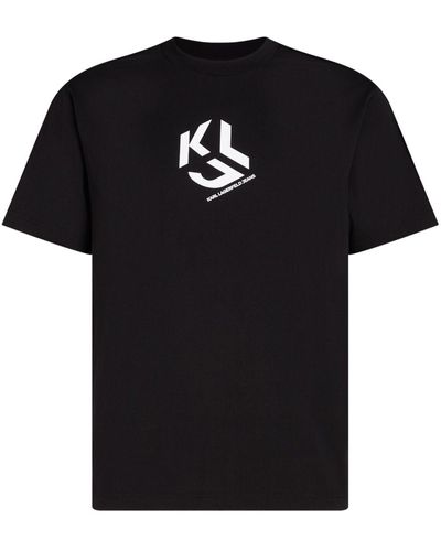 Karl Lagerfeld ロゴ Tシャツ - ブラック