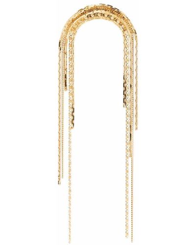 Wouters & Hendrix Serpentine Falling Chains Earring - Metallic