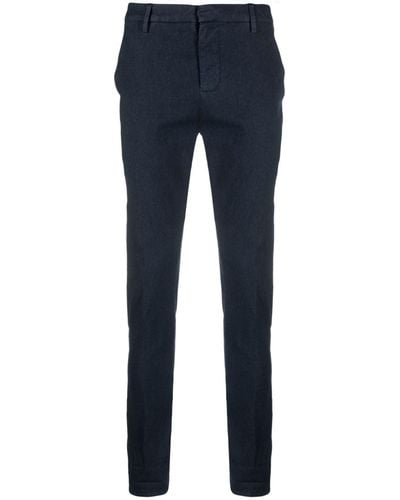 Dondup Slim-cut chino trousers - Blu