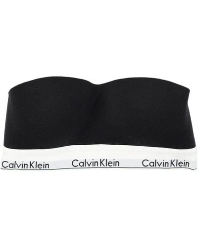 Calvin Klein Lightly Lined Bandeau - Black