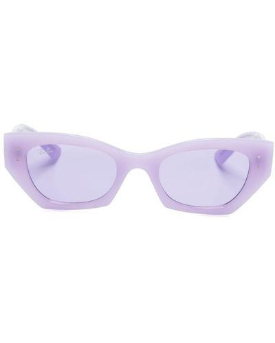 Ray-Ban Zena Bio-Based Sonnenbrille mit Cat-Eye-Gestell - Lila