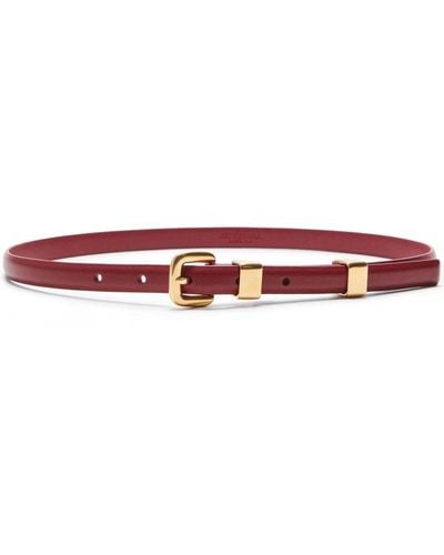 Altuzarra Buckled Leather Belt - Red