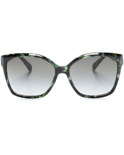 Michael Kors Gafas de sol Malia con montura cuadrada - Verde