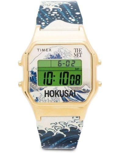 Timex X The Met Hokusai 34mm腕時計 - ホワイト