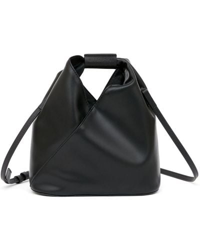 MM6 by Maison Martin Margiela Japanese Faux-leather Crossbody Bag - Black