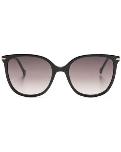 Carolina Herrera Cat-eye Frame Sunglasses - Black