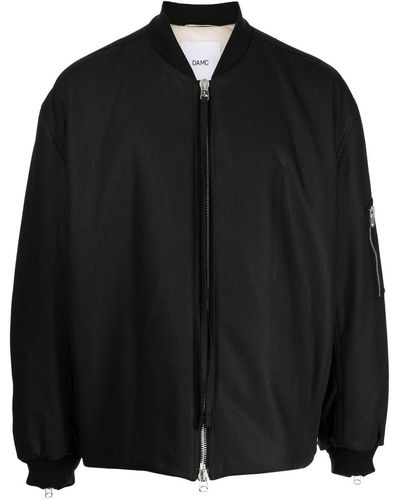 OAMC Zipped Bomber-jacket - Black