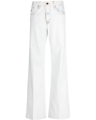 Jacob Cohen Hailey Wide-leg Jeans - White