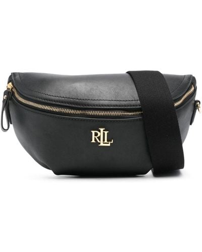 Lauren by Ralph Lauren Marcy Leather Belt Bag - Black