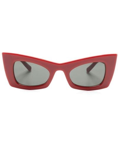 Saint Laurent Cat-eye Sunglasses - Red