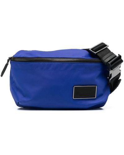 Calvin Klein Logo-patch Belt Bag - Blue