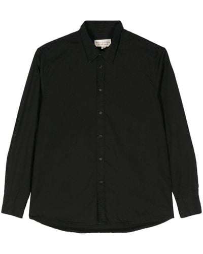 Nili Lotan Raphael Cotton Shirt - Black