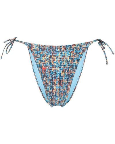 Sian Swimwear Halle 2 Side-tie Bikini Bottoms - Blue