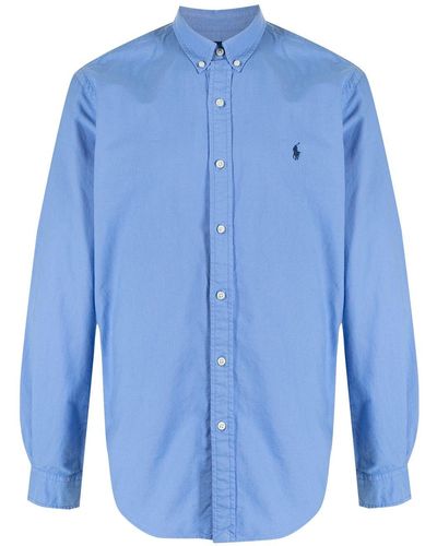 Polo Ralph Lauren Camisa con bordado Pony - Azul