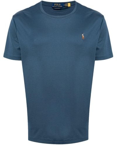 Polo Ralph Lauren Short-sleeve cotton T-shirt - Blau