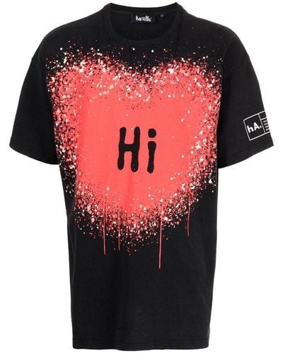 Haculla Hi. Bye. T-shirt - Pink