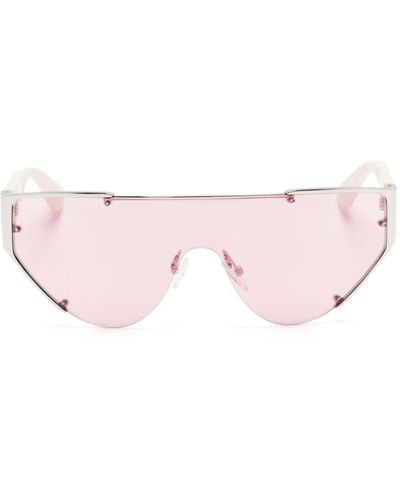 Alexander McQueen Shield-frame Sunglasses - Pink