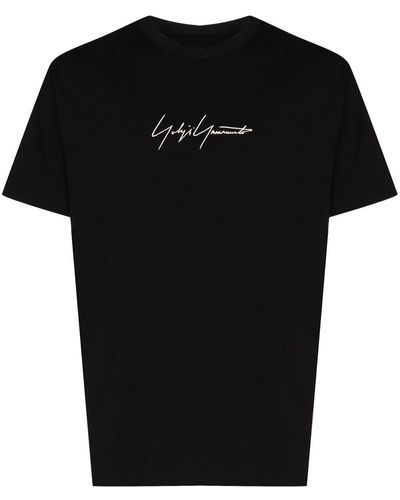 Yohji Yamamoto New Era ロゴプリント Tシャツ - ブラック