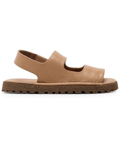 Marsèll Sanpomice Leather Sandals - Brown