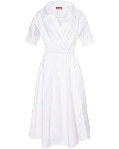 Altuzarra Lydia V-neck Dress - White