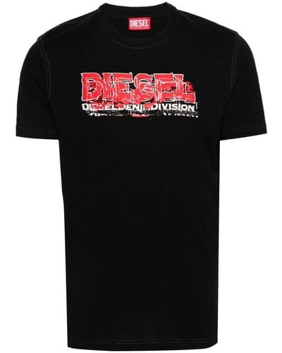 DIESEL T-diegor ロゴ Tシャツ - ブラック