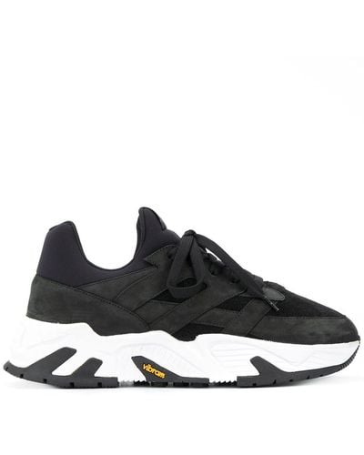 SCAROSSO Idriss Chunky Sneakers - Black