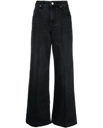Isabel Marant Noldy High-rise Flared Jeans - Black