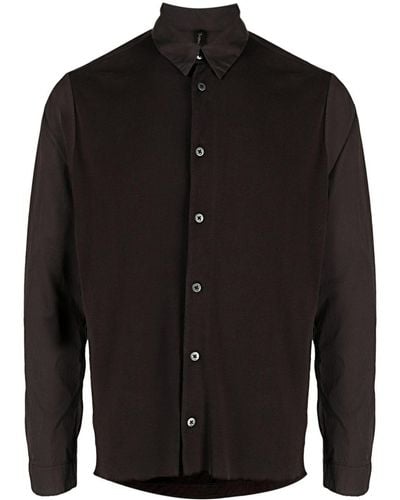 Transit Classic-collar Button-down Shirt - Black