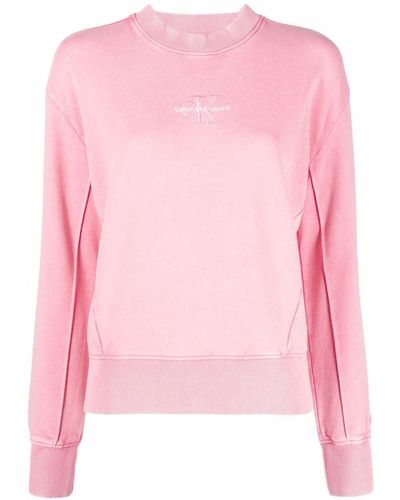 Calvin Klein ロゴ スウェットシャツ - ピンク