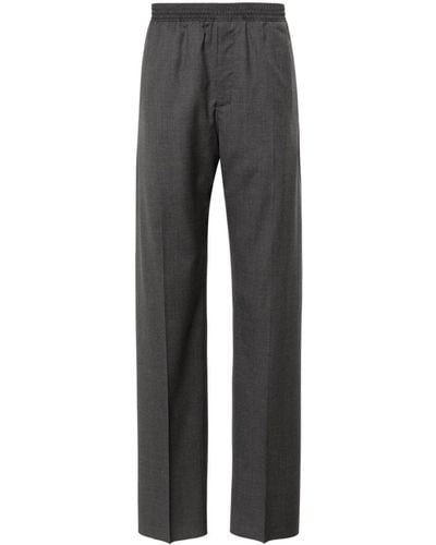 Givenchy Drawstring Straight Trousers - Grey