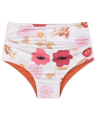 Clube Bossa Ravenel Floral-print Bikini Bottoms - Pink