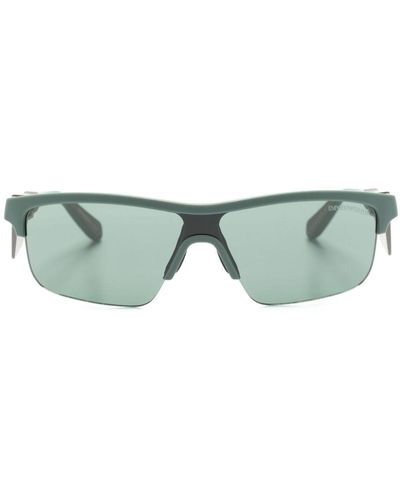 Emporio Armani Shield-frame Sunglasses - Green