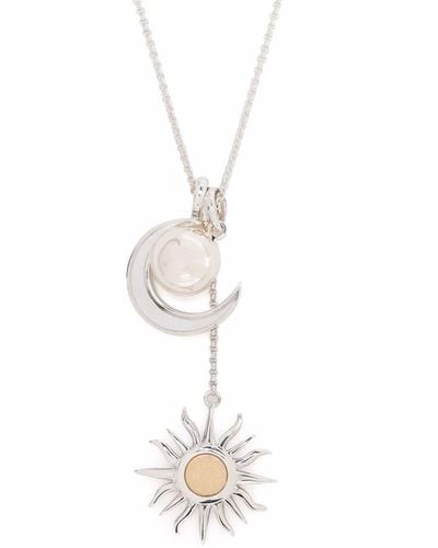 Dinny Hall 9kt Yellow Gold And Sterling Silver My World Celestial Edit Necklace - Metallic