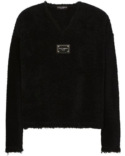 Dolce & Gabbana ダメージ セーター - ブラック