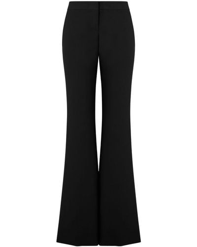 Moschino Low-rise Flared Trousers - Black