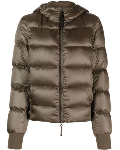Parajumpers Hooded Quilted Puffer Jacket - Green