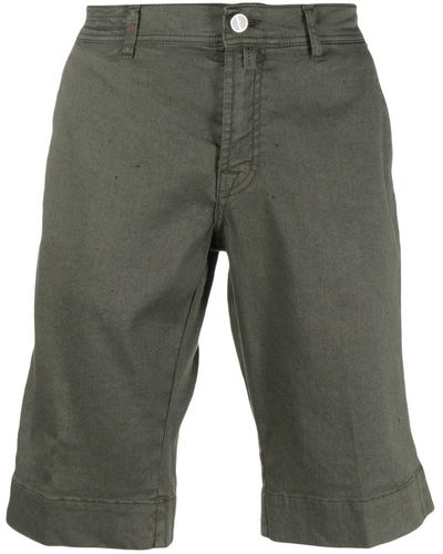 Kiton Knee-length Chino Shorts - Grey