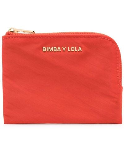 Bimba Y Lola Logo-lettering Wallet - Red