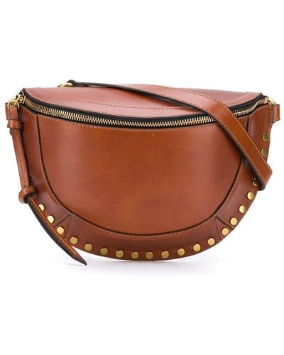 Isabel Marant Skano Leather Belt Bag - Brown