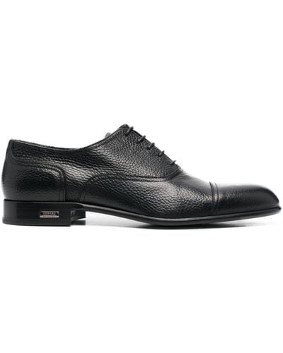 Casadei Leather Oxford Shoes - Black